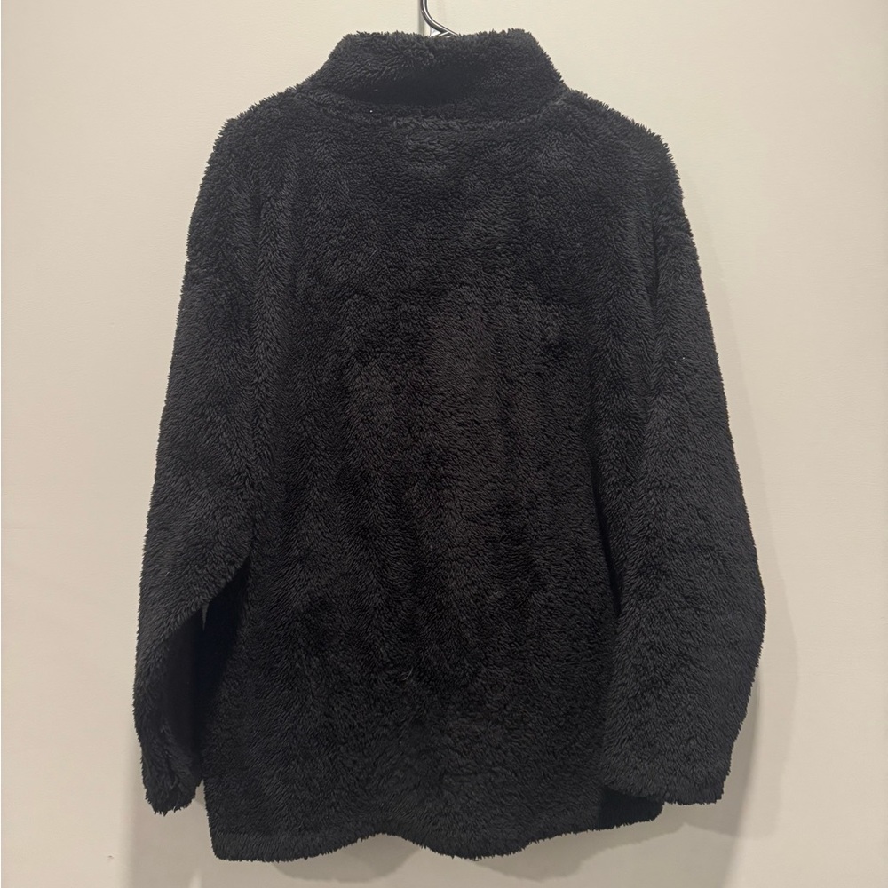 Express Black Textured Pullover - image 4
